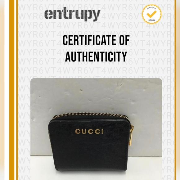 Gucci Script Black Bifold Wallet ** Comes With COA ** - Picture 11 of 11